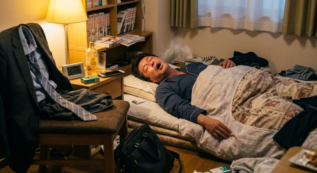 お酒を飲んだ日の「大いびき」